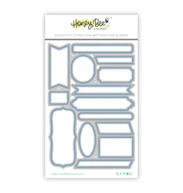 HONEY BEE HONEY BEE STAMPS SIMPLY STATED COORDINATING DIE SET