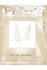 TRACY EVANS TRACY EVANS BOUTIQUE DESIGNS SS5 FRONDS 4x4 STENCIL