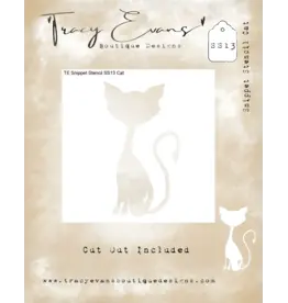 TRACY EVANS TRACY EVANS BOUTIQUE DESIGNS SS13 CAT 4x4 STENCIL
