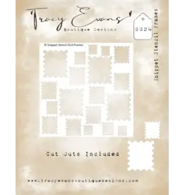 TRACY EVANS TRACY EVANS BOUTIQUE DESIGNS SS24 FRAMES 4x4 STENCIL