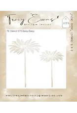 TRACY EVANS TRACY EVANS BOUTIQUE DESIGNS ST5 DAISY DAISY 6x6 STENCIL