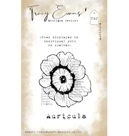 TRACY EVANS TRACY EVANS BOUTIQUE DESIGNS TE2 AURICULA A7 CLEAR STAMP SET
