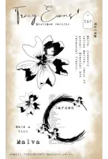 TRACY EVANS TRACY EVANS BOUTIQUE DESIGNS TE8 MALVA A6 CLEAR STAMP SET