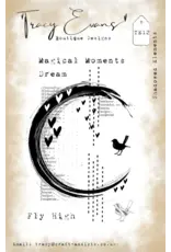 TRACY EVANS TRACY EVANS BOUTIQUE DESIGNS TE12 SHADOWED ELEMENTS A7 CLEAR STAMP