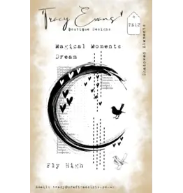 TRACY EVANS TRACY EVANS BOUTIQUE DESIGNS TE12 SHADOWED ELEMENTS A7 CLEAR STAMP