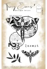 TRACY EVANS TRACY EVANS BOUTIQUE DESIGNS TE27 INSECT A7 CLEAR STAMP SET