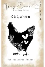 TRACY EVANS TRACY EVANS BOUTIQUE DESIGNS TE49 FEATHERED FRIEND A7 CLEAR STAMP SET