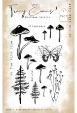 TRACY EVANS TRACY EVANS BOUTIQUE DESIGNS TE50 ON THE WILD SIDE A6 CLEAR STAMP SET