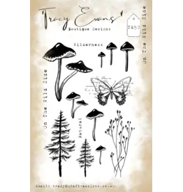 TRACY EVANS TRACY EVANS BOUTIQUE DESIGNS TE50 ON THE WILD SIDE A6 CLEAR STAMP SET