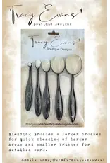 TRACY EVANS TRACY EVANS BOUTIQUE DESIGNS BLENDING BRUSHES 5/PK