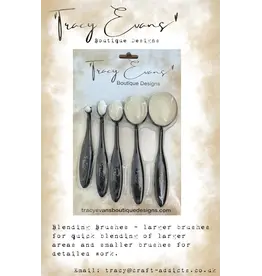 TRACY EVANS TRACY EVANS BOUTIQUE DESIGNS BLENDING BRUSHES 5/PK