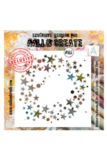 AALL & CREATE AALL & CREATE BIPASHA BK #165 STUDDED STARS 6X6 STENCIL