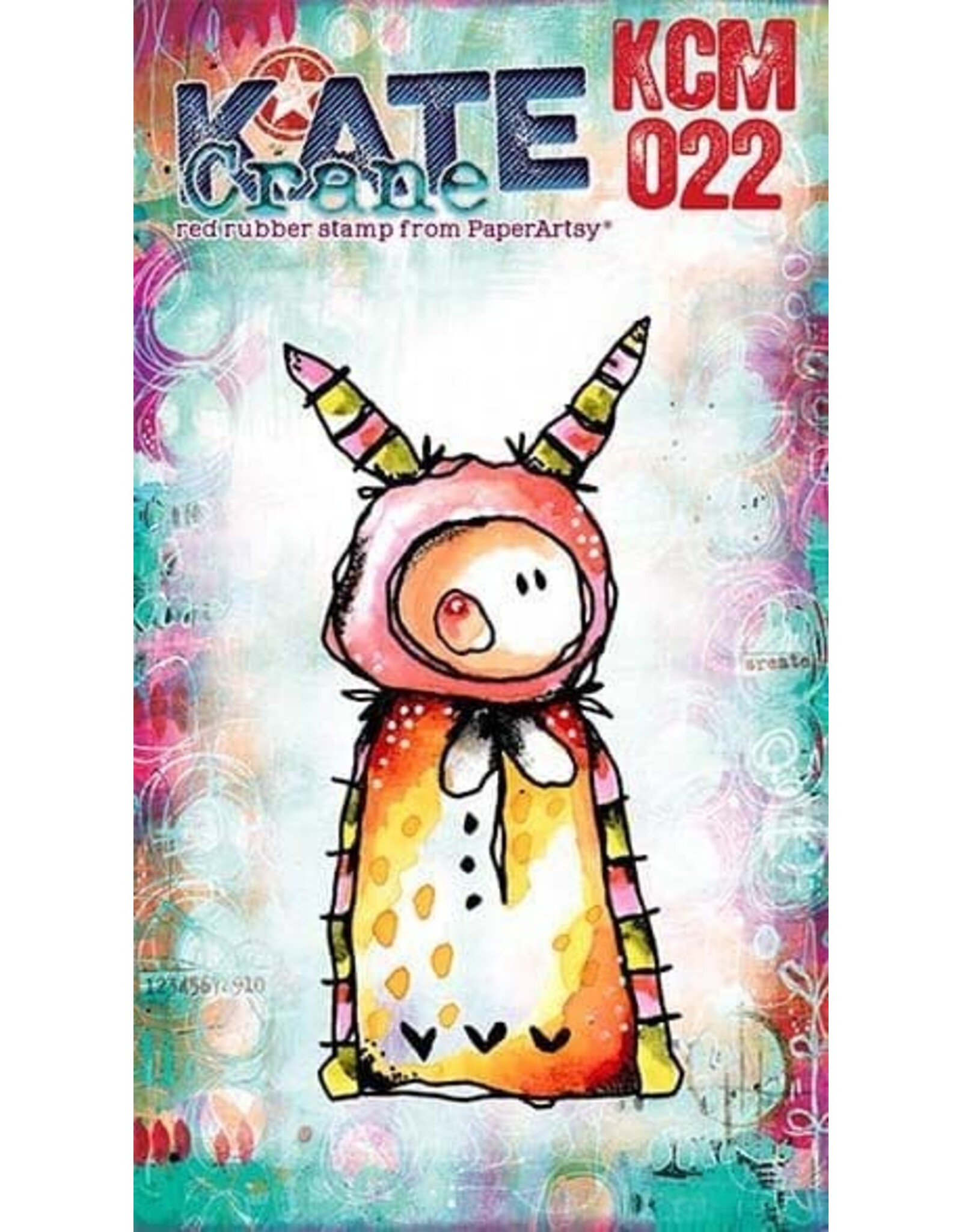 PAPER ARTSY PAPER ARTSY KATE CRANE KCM022 MINI CLING STAMP