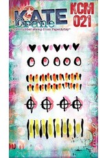 PAPER ARTSY PAPER ARTSY KATE CRANE KCM021 MINI CLING STAMP