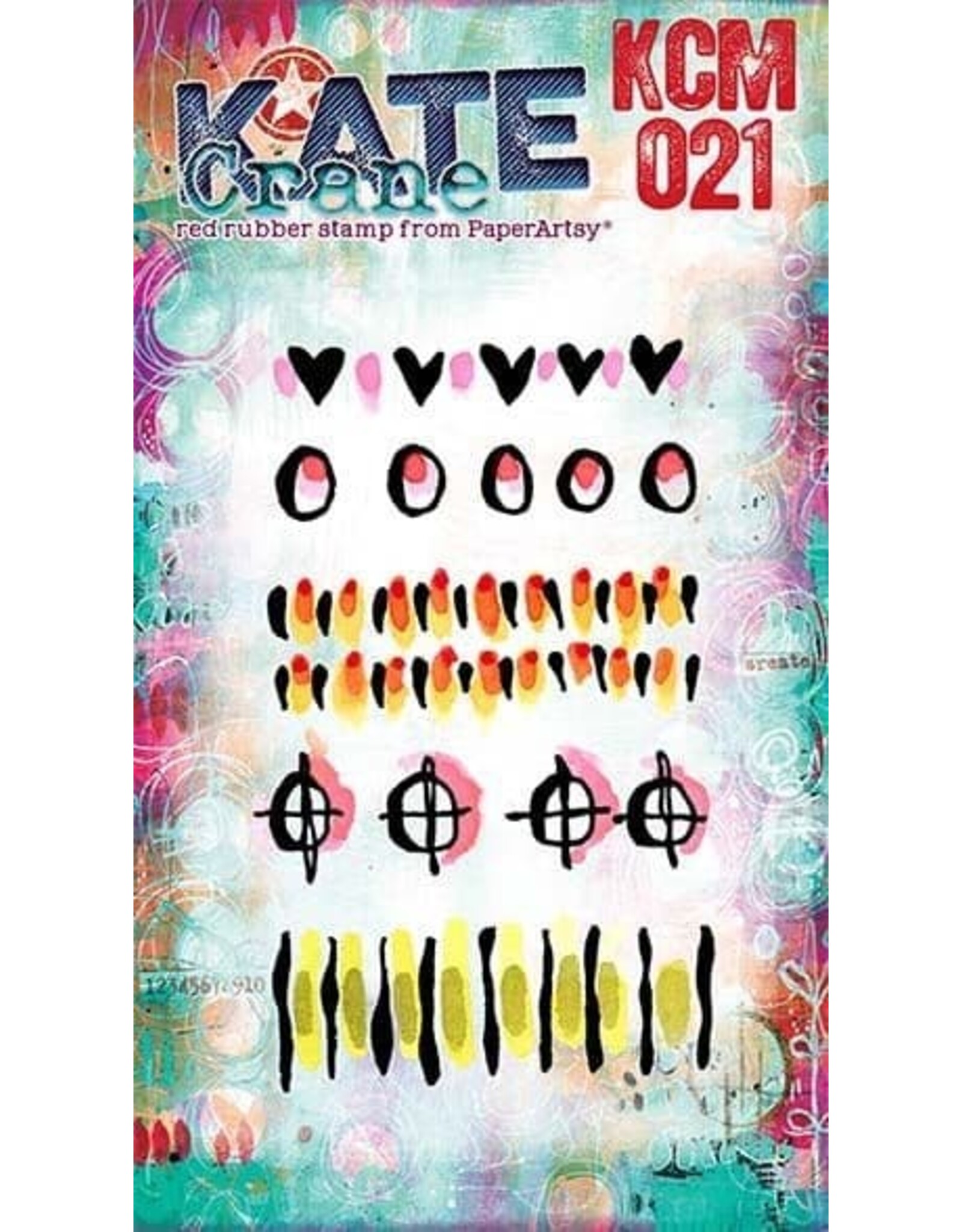 PAPER ARTSY PAPER ARTSY KATE CRANE KCM021 MINI CLING STAMP