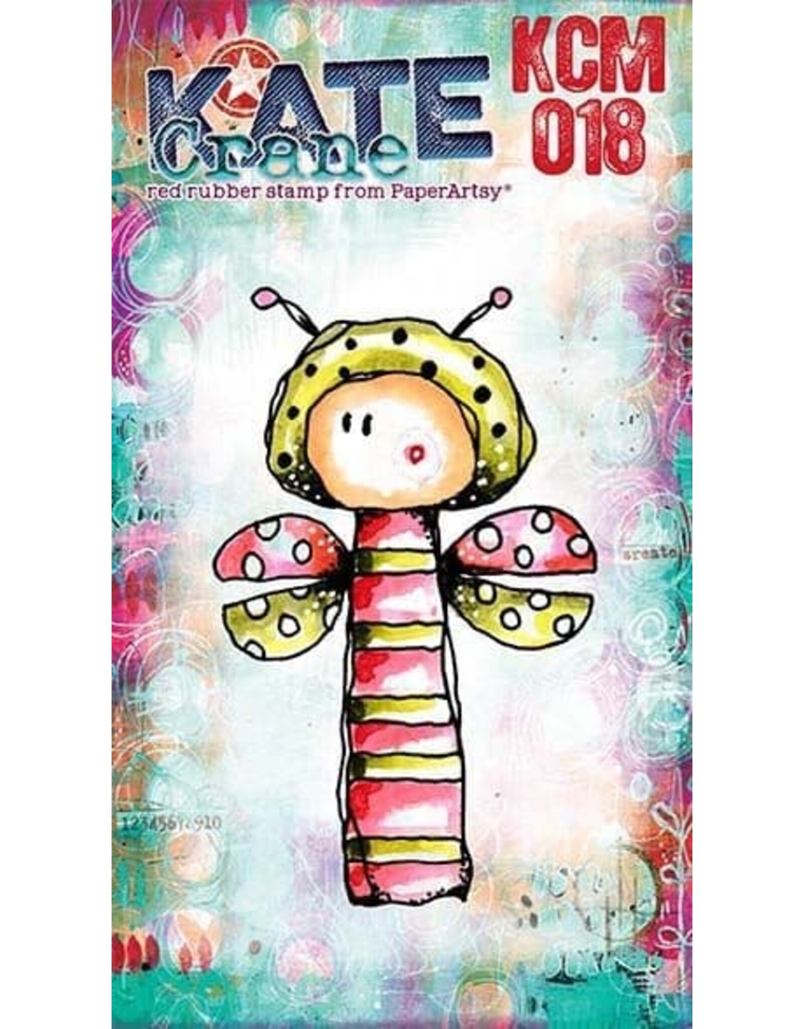 PAPER ARTSY PAPER ARTSY KATE CRANE KCM018 MINI CLING STAMP