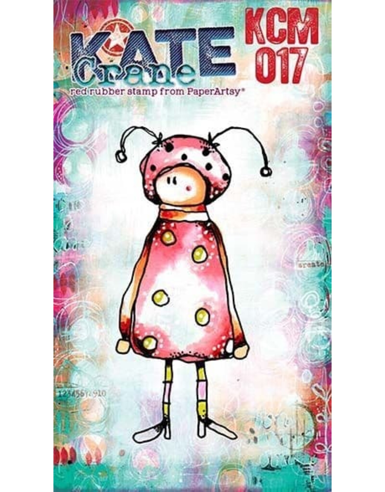 PAPER ARTSY PAPER ARTSY KATE CRANE KCM017 MINI CLING STAMP