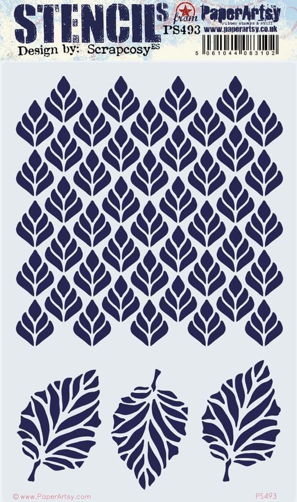 PAPER ARTSY PAPER ARTSY SCRAPCOSY PS493 STENCIL
