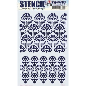 PAPER ARTSY PAPER ARTSY SCRAPCOSY PS491 STENCIL