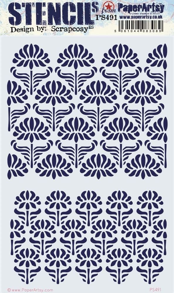PAPER ARTSY PAPER ARTSY SCRAPCOSY PS491 STENCIL