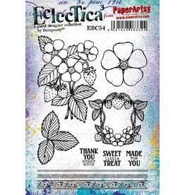 PAPER ARTSY PAPER ARTSY ECLECTICA SCRAPCOSY ESC54 CLING STAMP SET