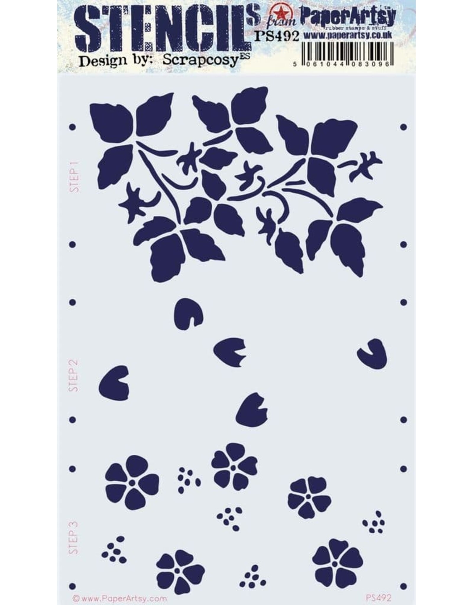 PAPER ARTSY PAPER ARTSY SCRAPCOSY PS492 STENCIL