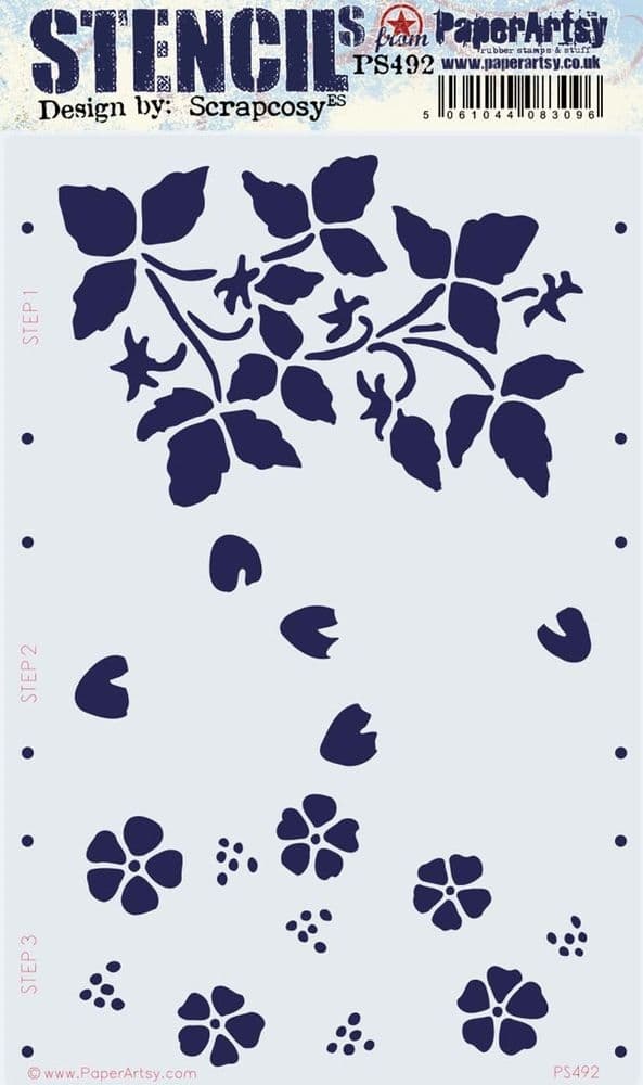 PAPER ARTSY PAPER ARTSY SCRAPCOSY PS492 STENCIL