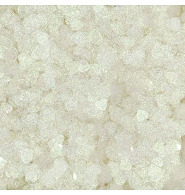 TRINITY STAMPS TRINITY STAMPS WHITE SPARKLE HEARTS CONFETTI EMBELLISHMENTS