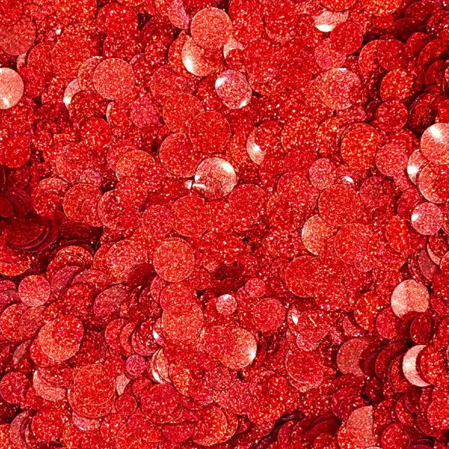 TRINITY STAMPS TRINITY STAMPS RUBY RED SPARKLE SPOTS CONFETTI EMBELLISHMENTS