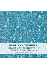 TRINITY STAMPS TRINITY STAMPS BLUE SKY TWINKLE STARDUST RHINESTONES