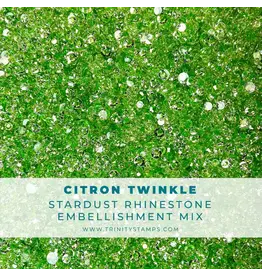 TRINITY STAMPS TRINITY STAMPS CITRON TWINKLE STARDUST RHINESTONES