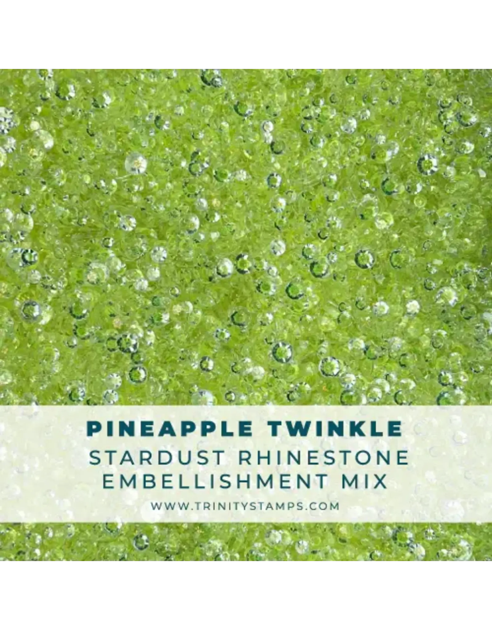TRINITY STAMPS TRINITY STAMPS PINEAPPLE TWINKLE STARDUST RHINESTONES