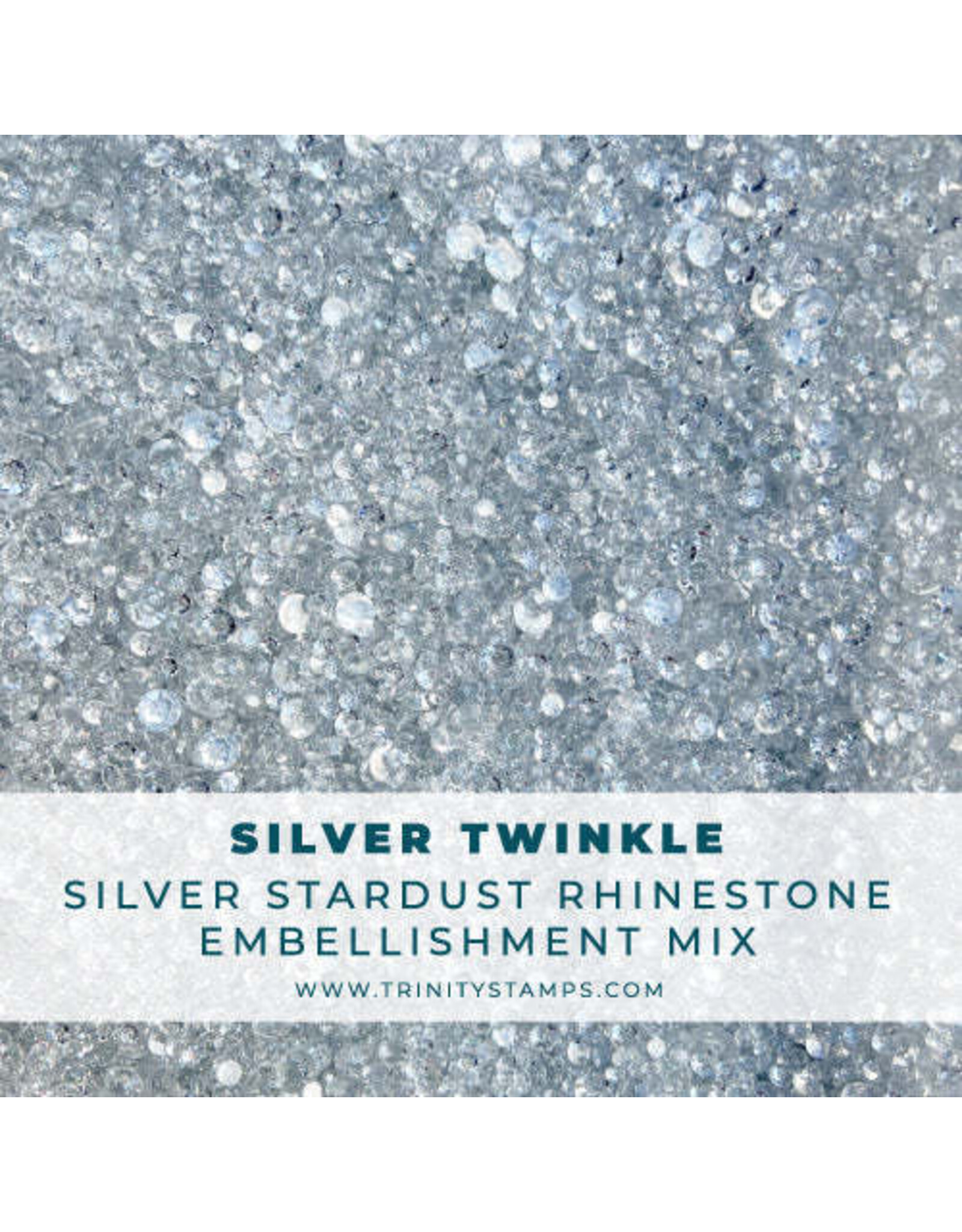 TRINITY STAMPS TRINITY STAMPS SILVER TWINKLE STARDUST RHINESTONES
