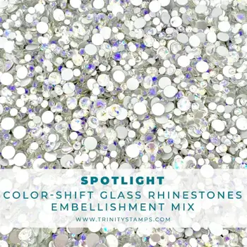 TRINITY STAMPS TRINITY STAMPS SPOTLIGHT GLASS RHINESTONES