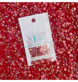 TRINITY STAMPS TRINITY STAMPS RED ROSE HEART BAUBLES