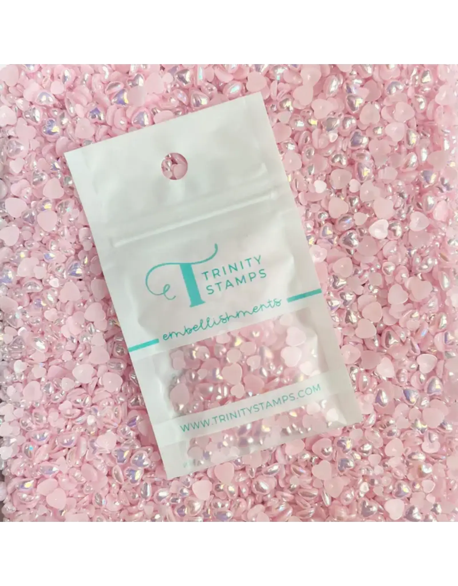 TRINITY STAMPS TRINITY STAMPS BLUSHING BRIDE HEART BAUBLES