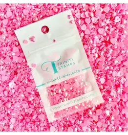 TRINITY STAMPS TRINITY STAMPS FRENCH ROSE HEART BAUBLES