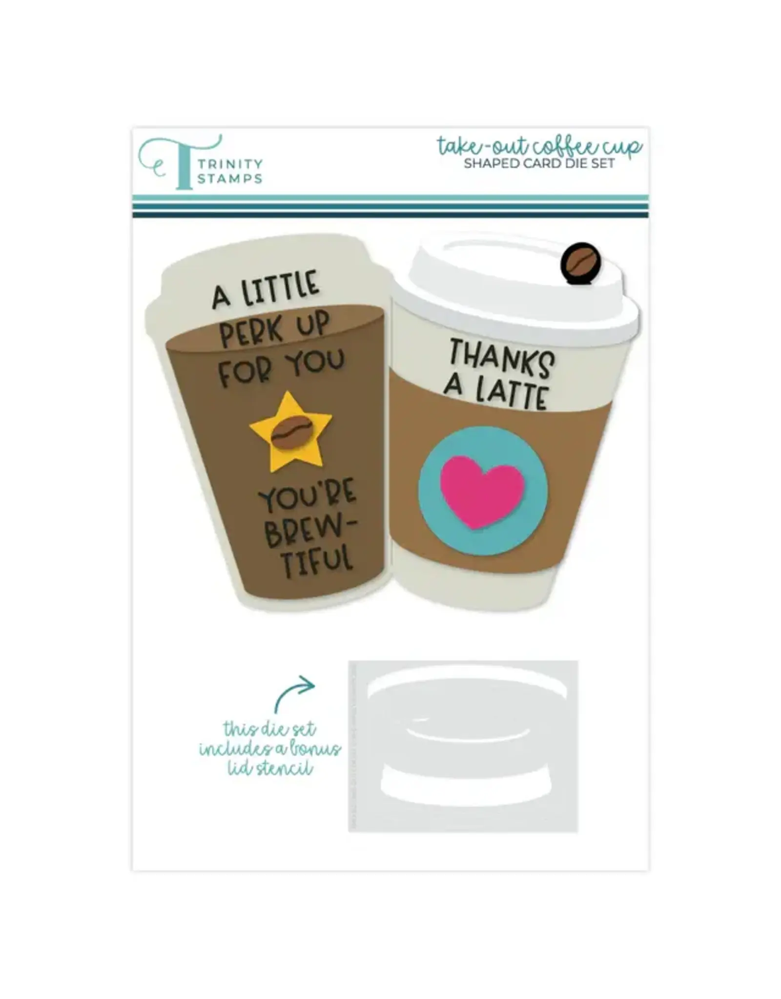 TRINITY STAMPS TRINITY STAMPS TAKE-OUT COFFEE CUP DIE SET