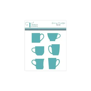 TRINITY STAMPS TRINITY STAMPS TINY MUGS DIE SET