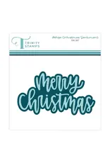 TRINITY STAMPS TRINITY STAMPS LARGE CHRISTMAS SENTIMENT DIE SET