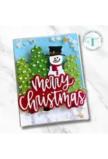 TRINITY STAMPS TRINITY STAMPS LARGE CHRISTMAS SENTIMENT DIE SET