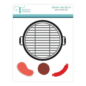 TRINITY STAMPS TRINITY STAMPS GRATE GRILLIN' DIE SET