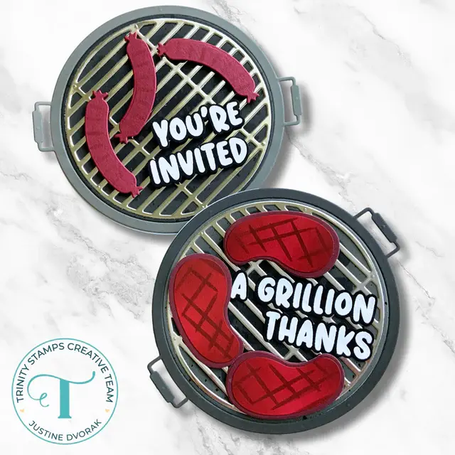 TRINITY STAMPS TRINITY STAMPS GRATE GRILLIN' DIE SET