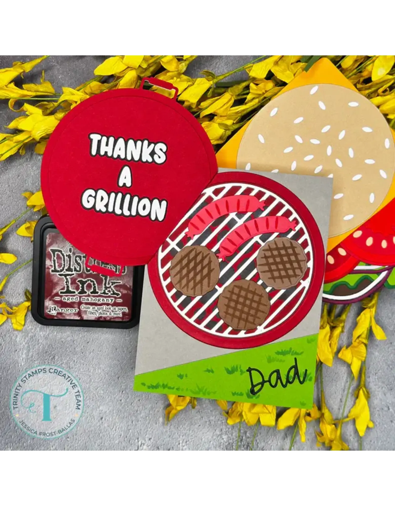 TRINITY STAMPS TRINITY STAMPS GRATE GRILLIN' DIE SET