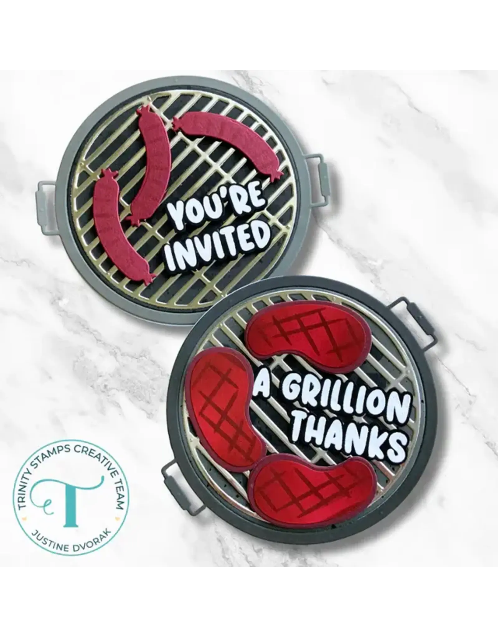 TRINITY STAMPS TRINITY STAMPS GRATE GRILLIN' DIE SET