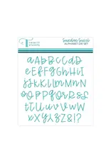 TRINITY STAMPS TRINITY STAMPS SUNDAE SWIRL ALPHABET DIE SET