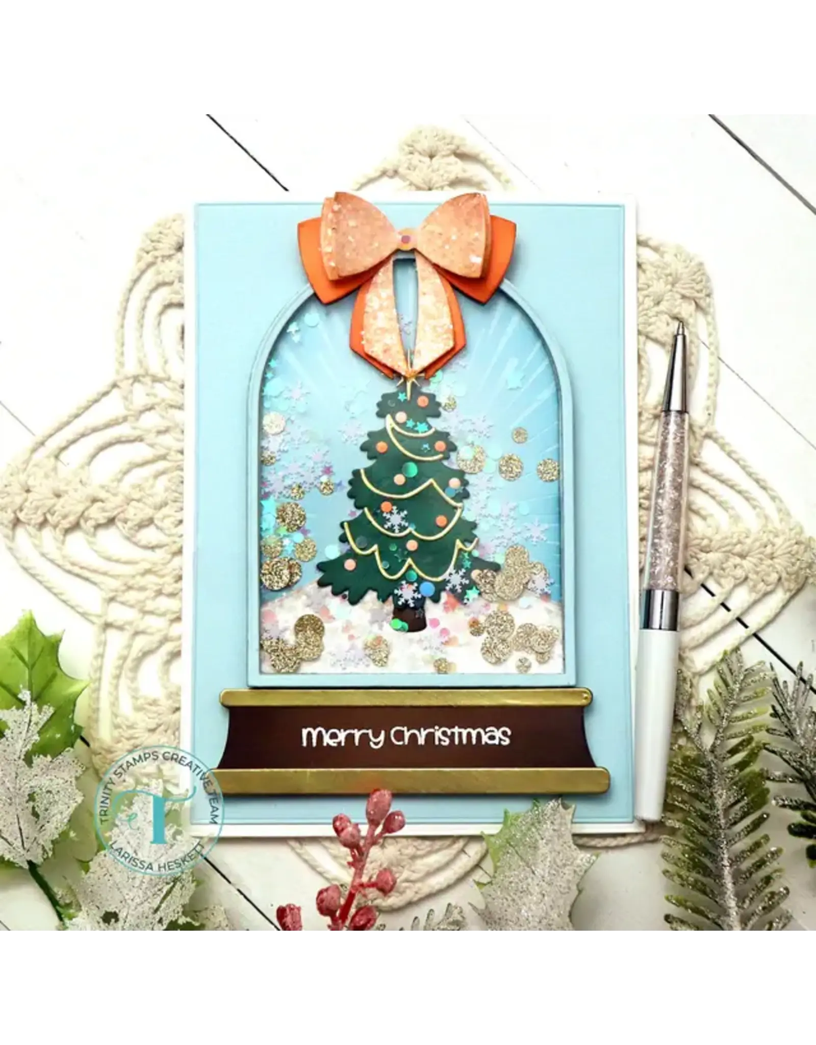 TRINITY STAMPS TRINITY STAMPS TINY CHRISTMAS TREE DIE SET