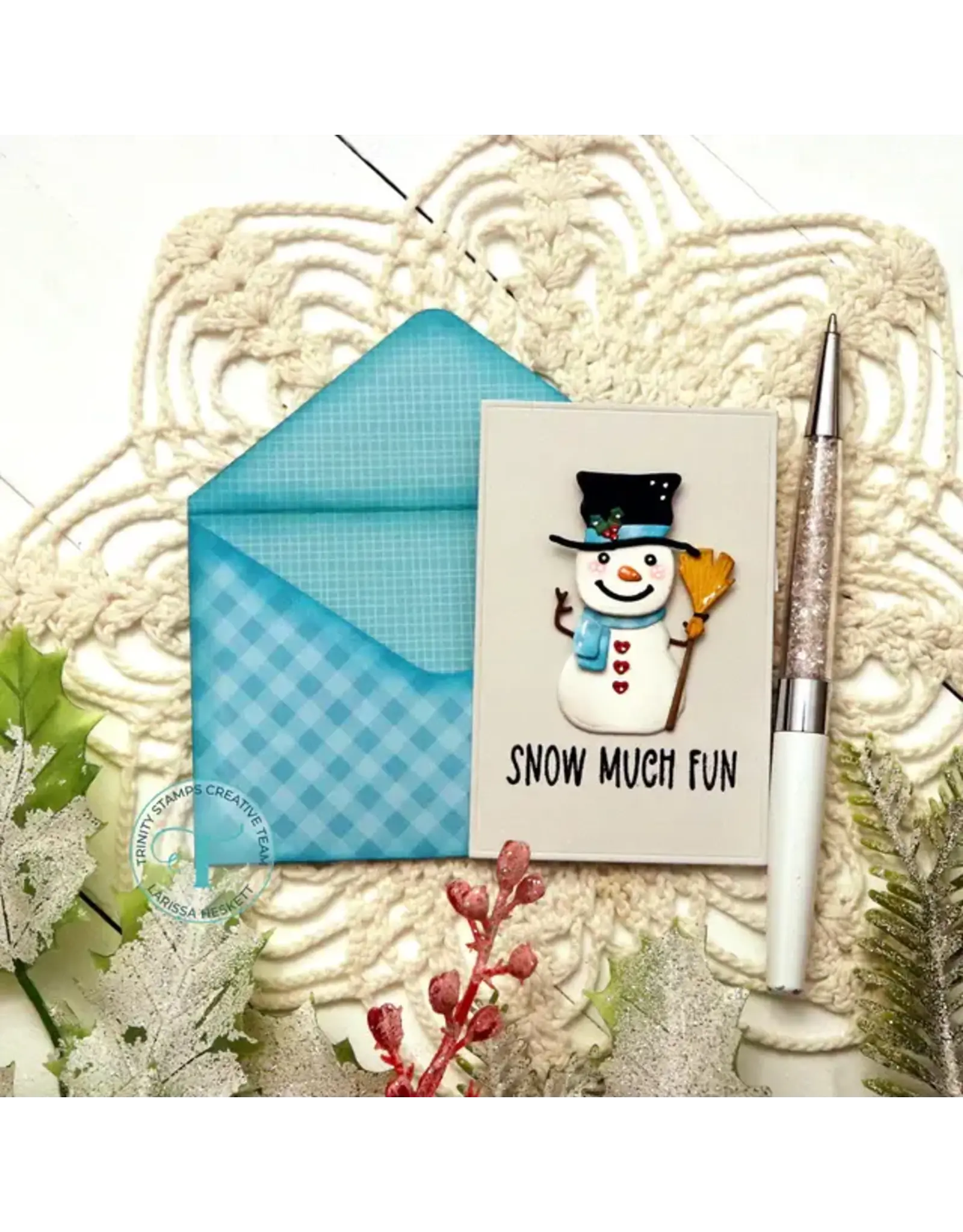 TRINITY STAMPS TRINITY STAMPS TINY SNOWMAN DIE SET