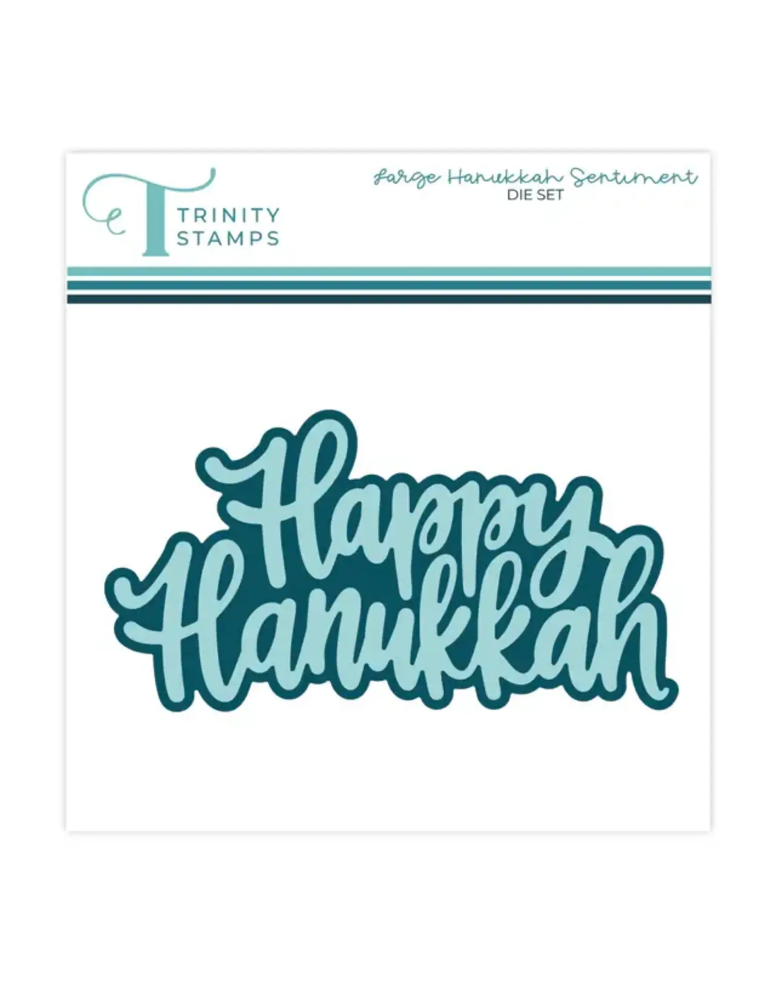TRINITY STAMPS TRINITY STAMPS LARGE HANUKKAH SENTIMENT DIE SET