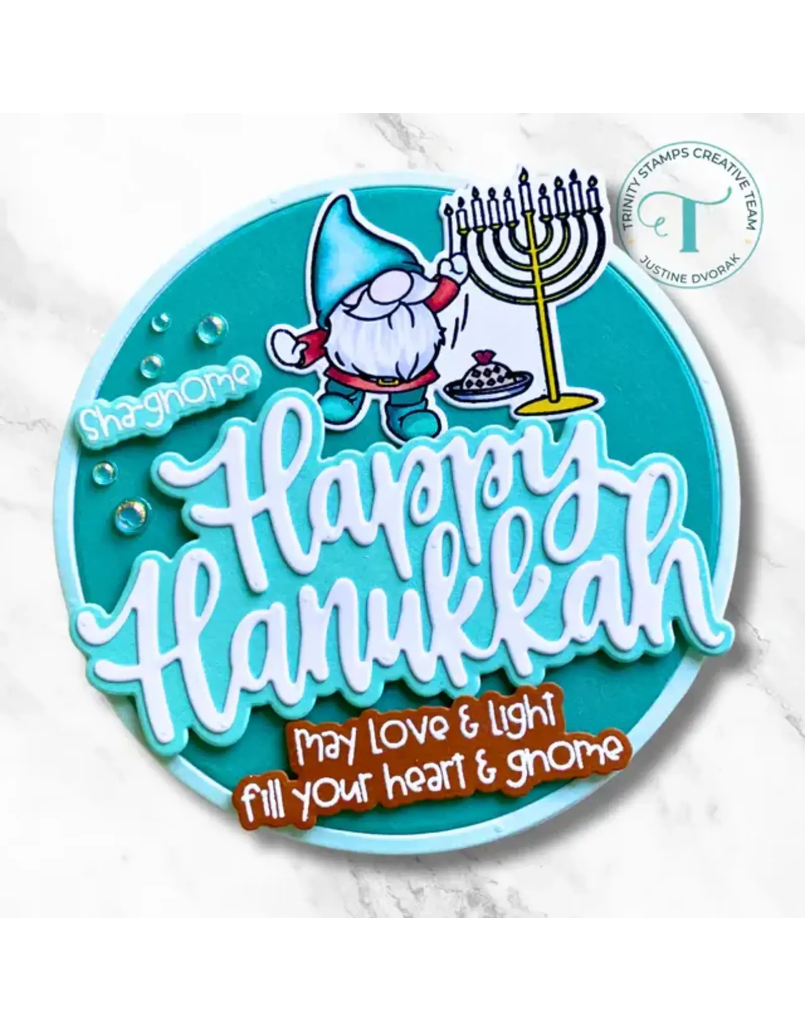 TRINITY STAMPS TRINITY STAMPS LARGE HANUKKAH SENTIMENT DIE SET